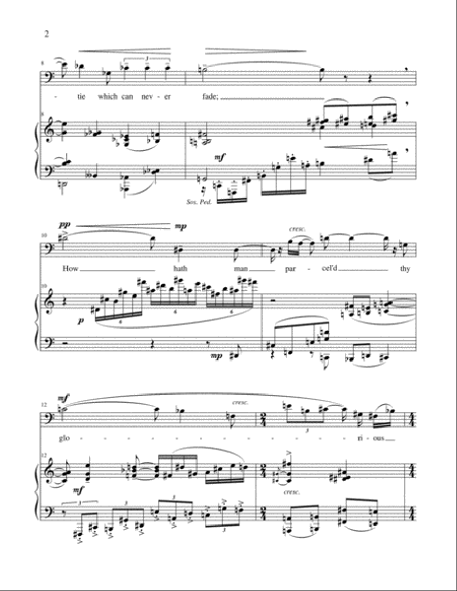 [Fennelly] Sacred Songs Book 1 Voice Solo scores gallery preview page 4