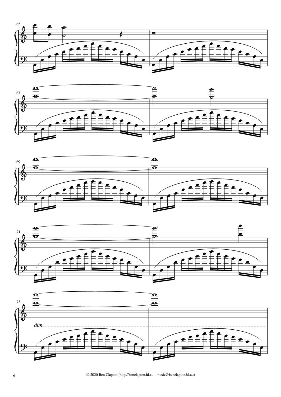 Nullabor Piano Solo scores gallery preview page 6