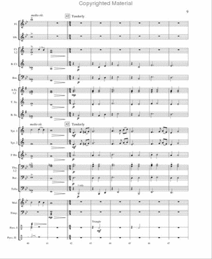 Flight From the Hills Concert Band scores gallery preview page 8