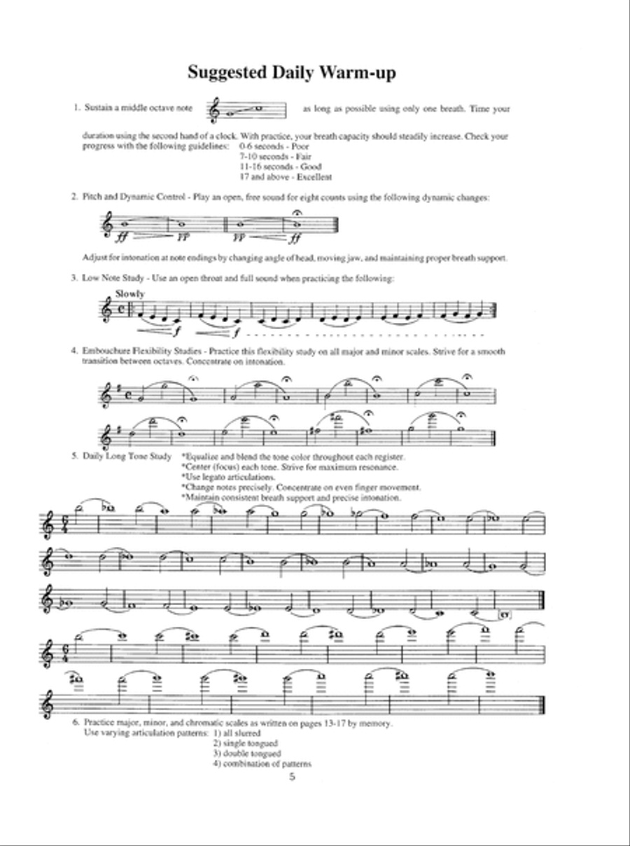 Flute Handbook Flute scores gallery preview page 6