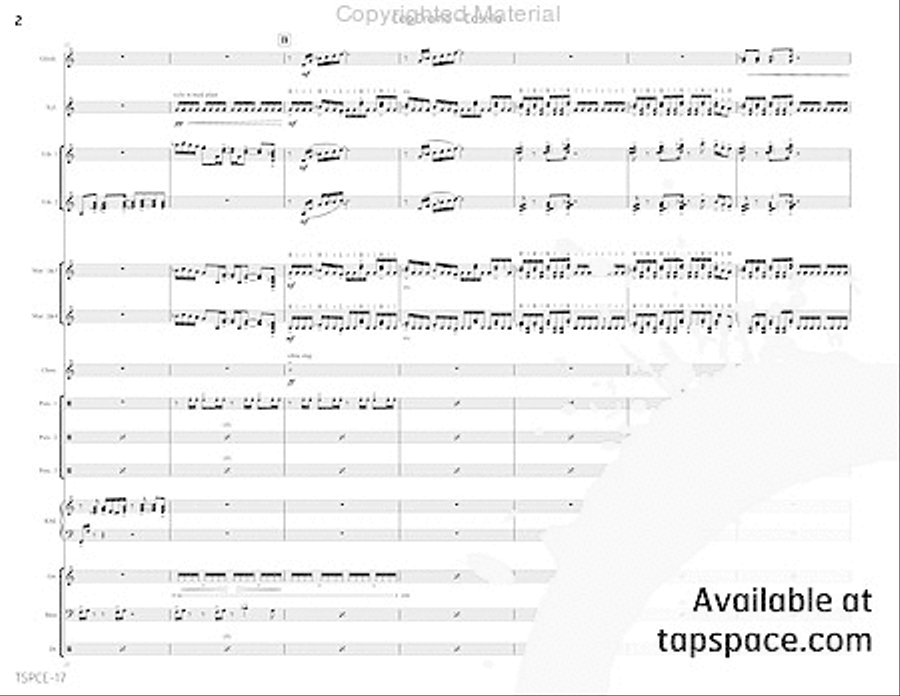 Cop Drama Percussion Ensemble scores gallery preview page 7