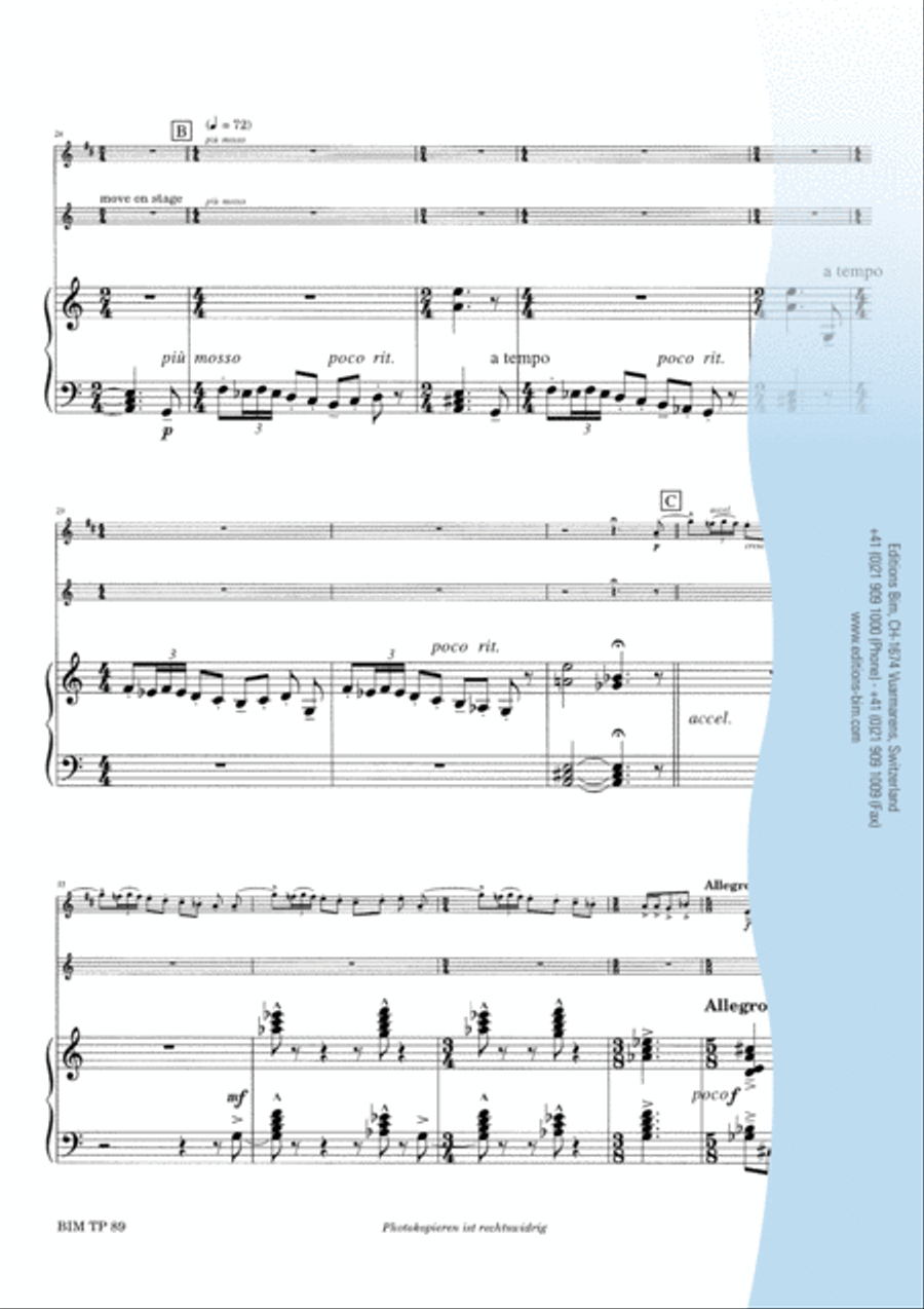 B'Shertah B'Shertah Clarinet scores gallery preview page 4