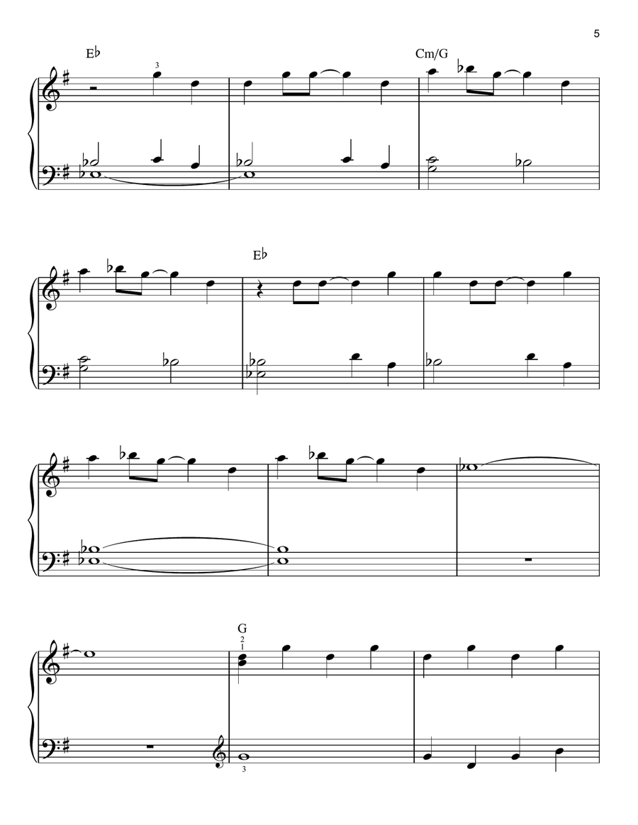 Do You Want To Build A Snowman? (from Frozen) Easy Piano scores gallery preview page 5