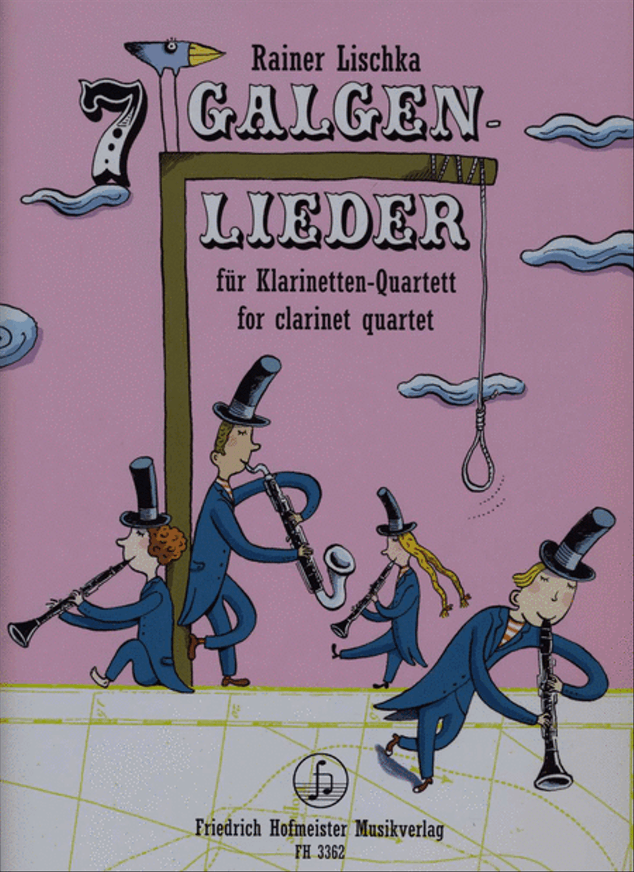 Galgenlieder Clarinet scores gallery preview page 1
