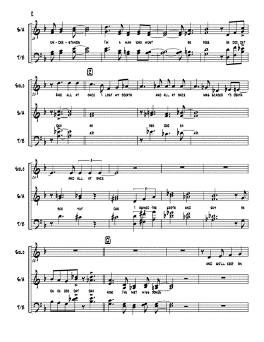 Have You Met Miss Jones? 4-Part scores gallery preview page 2