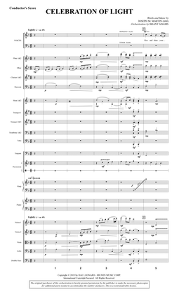 Book cover for Celebration Of Light (Arise And Shine) (Full Orchestra) - Full Score