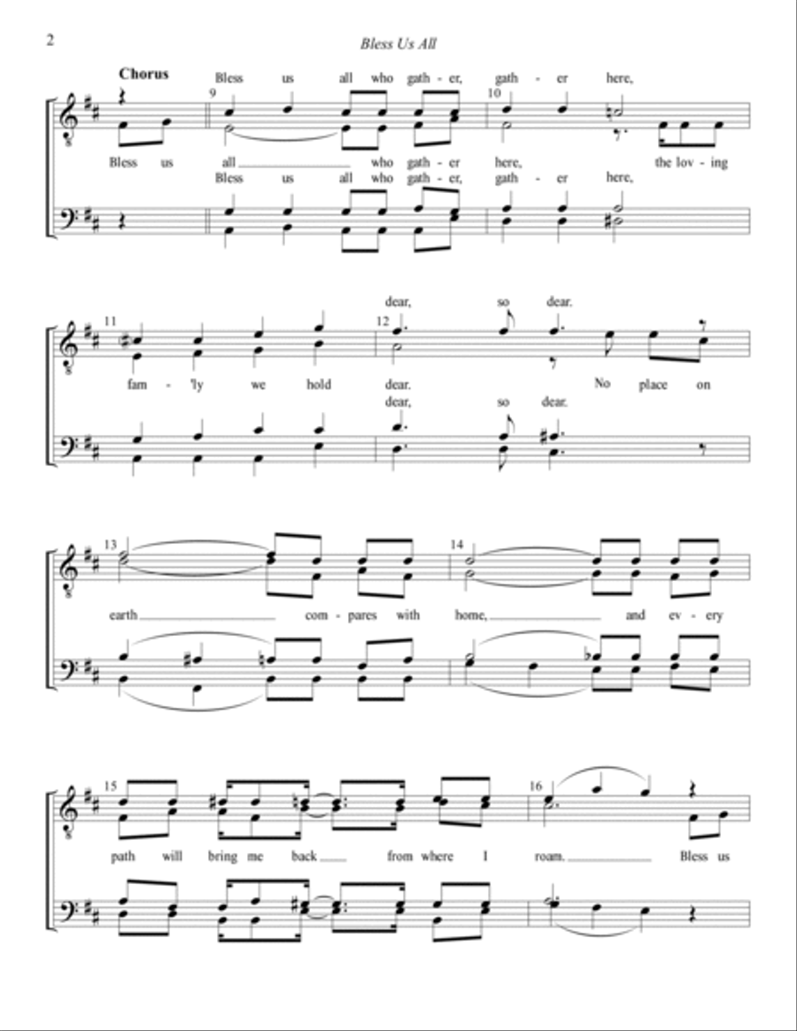 Bless Us All Bless Us All TTBB scores gallery preview page 2