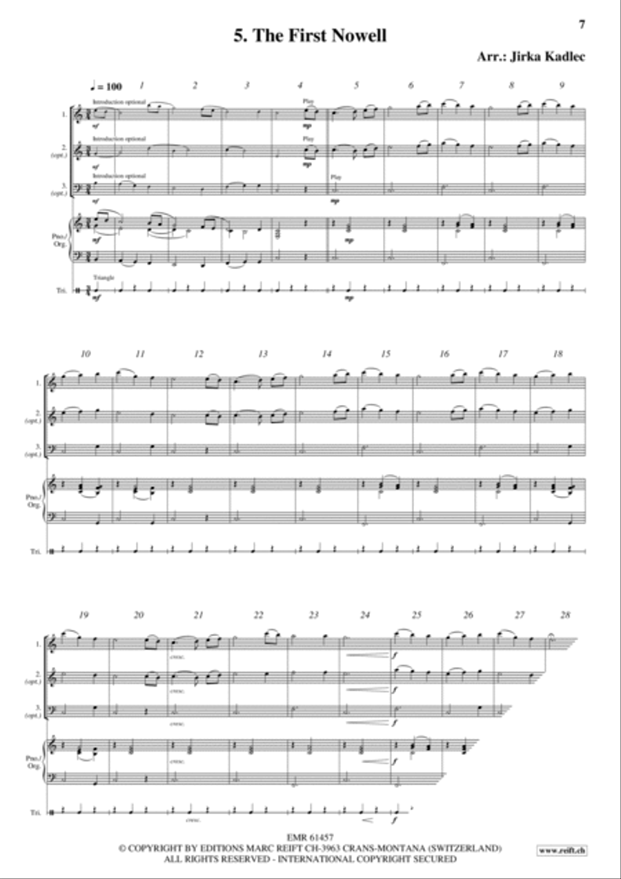 12 Easy Christmas Songs String Duet scores gallery preview page 7