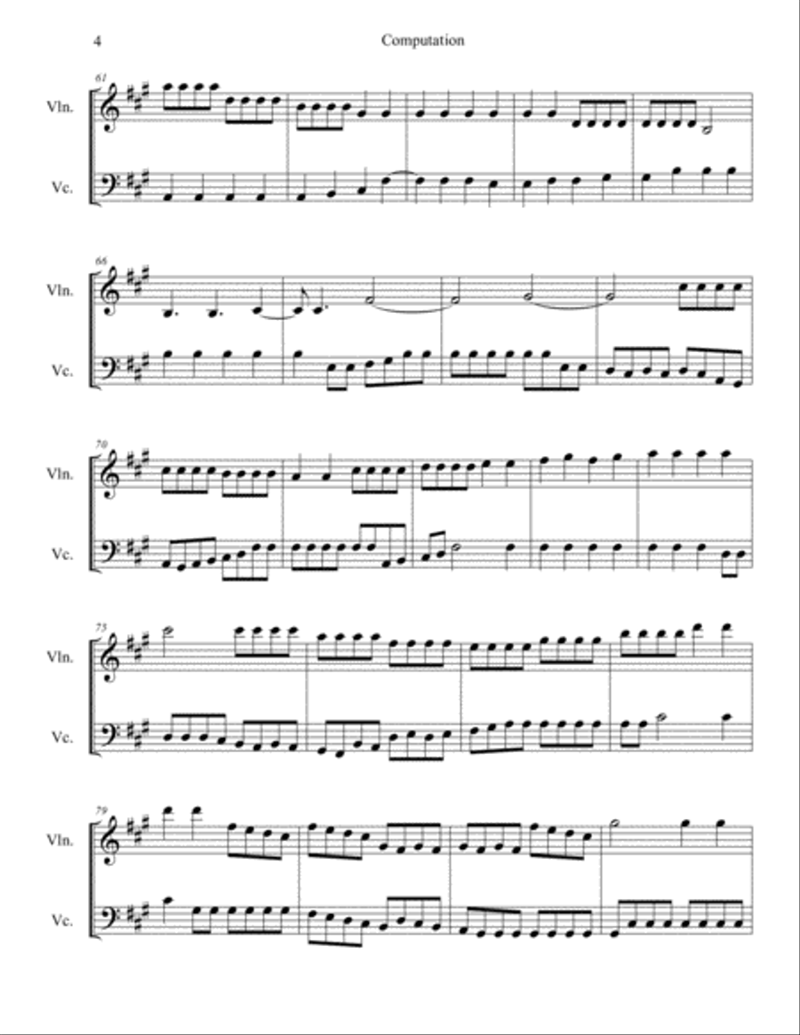 Computation Small Ensemble scores gallery preview page 4