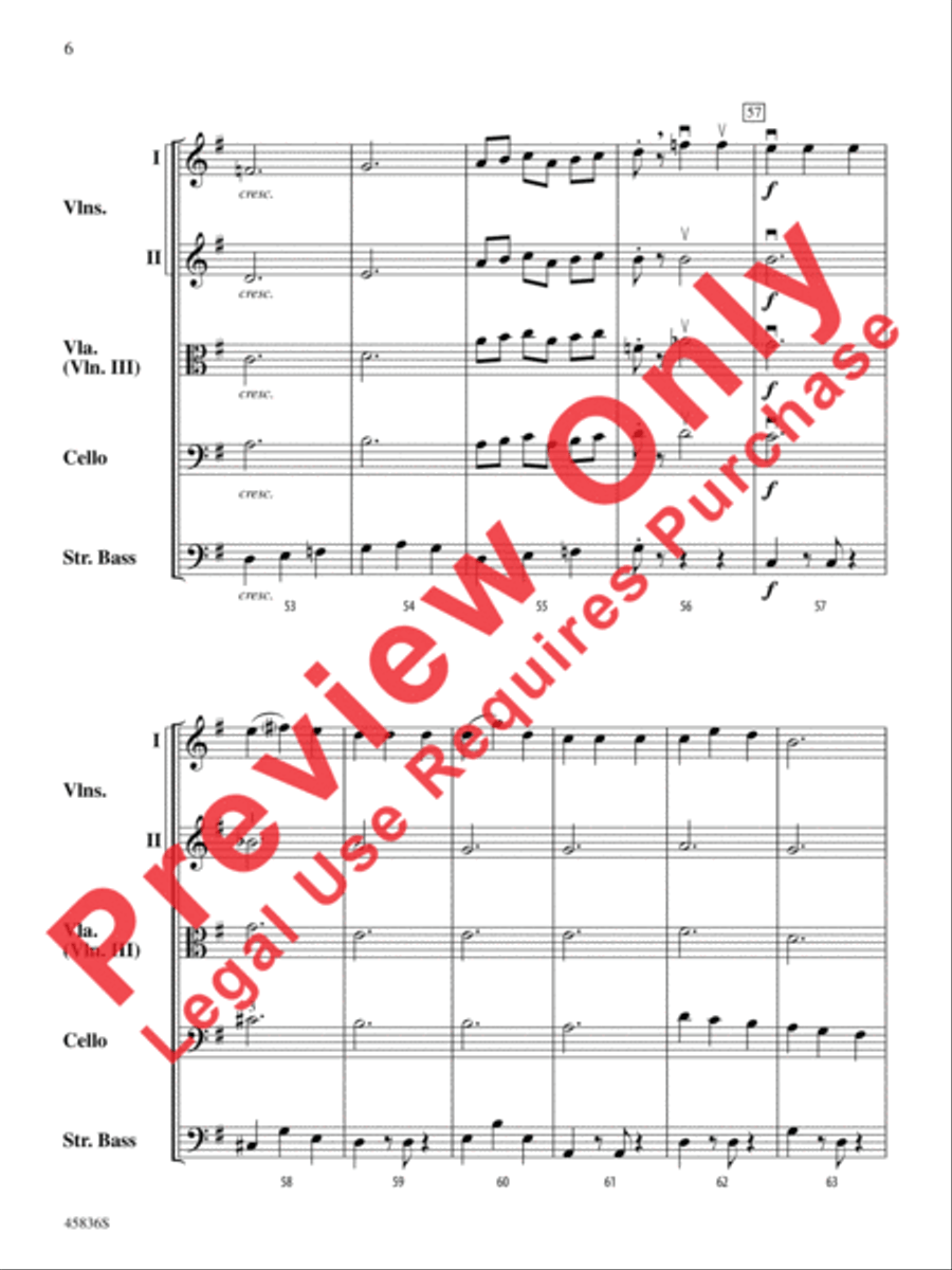 It's the Most Wonderful Time of the Year String Orchestra scores gallery preview page 6