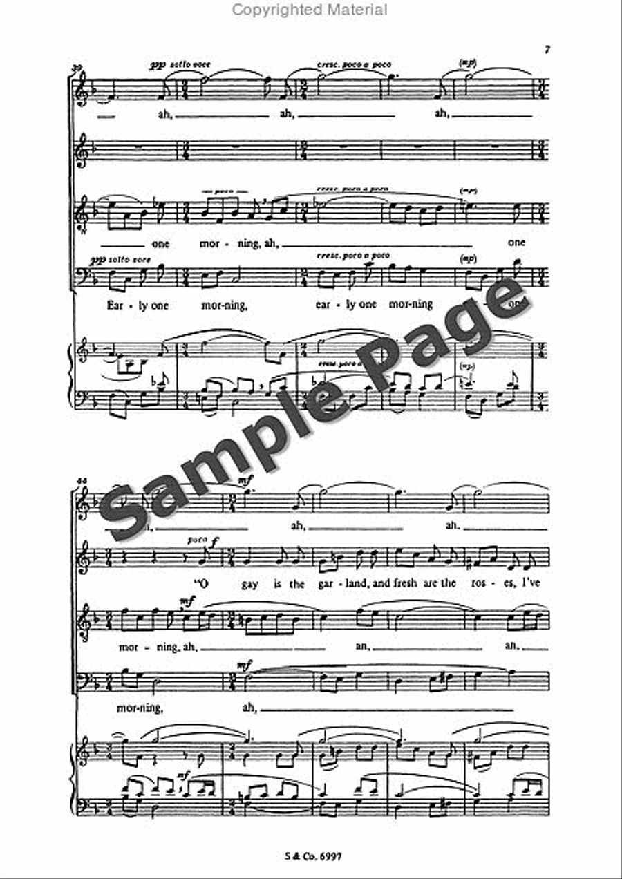 Early One Morning Early One Morning 4-Part scores gallery preview page 8