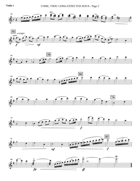 Carols for Choir and Congregation - Violin 1