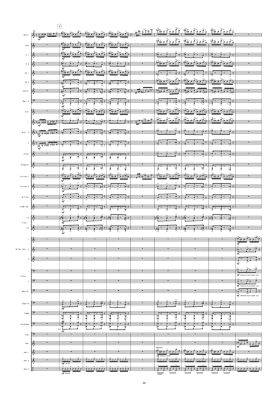 Night In Venice Concert Band scores gallery preview page 30
