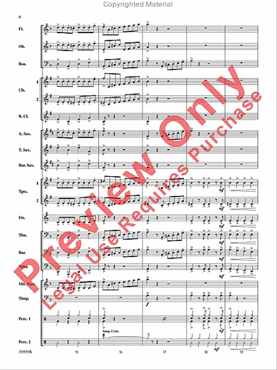 Wizards in Winter Concert Band scores gallery preview page 6