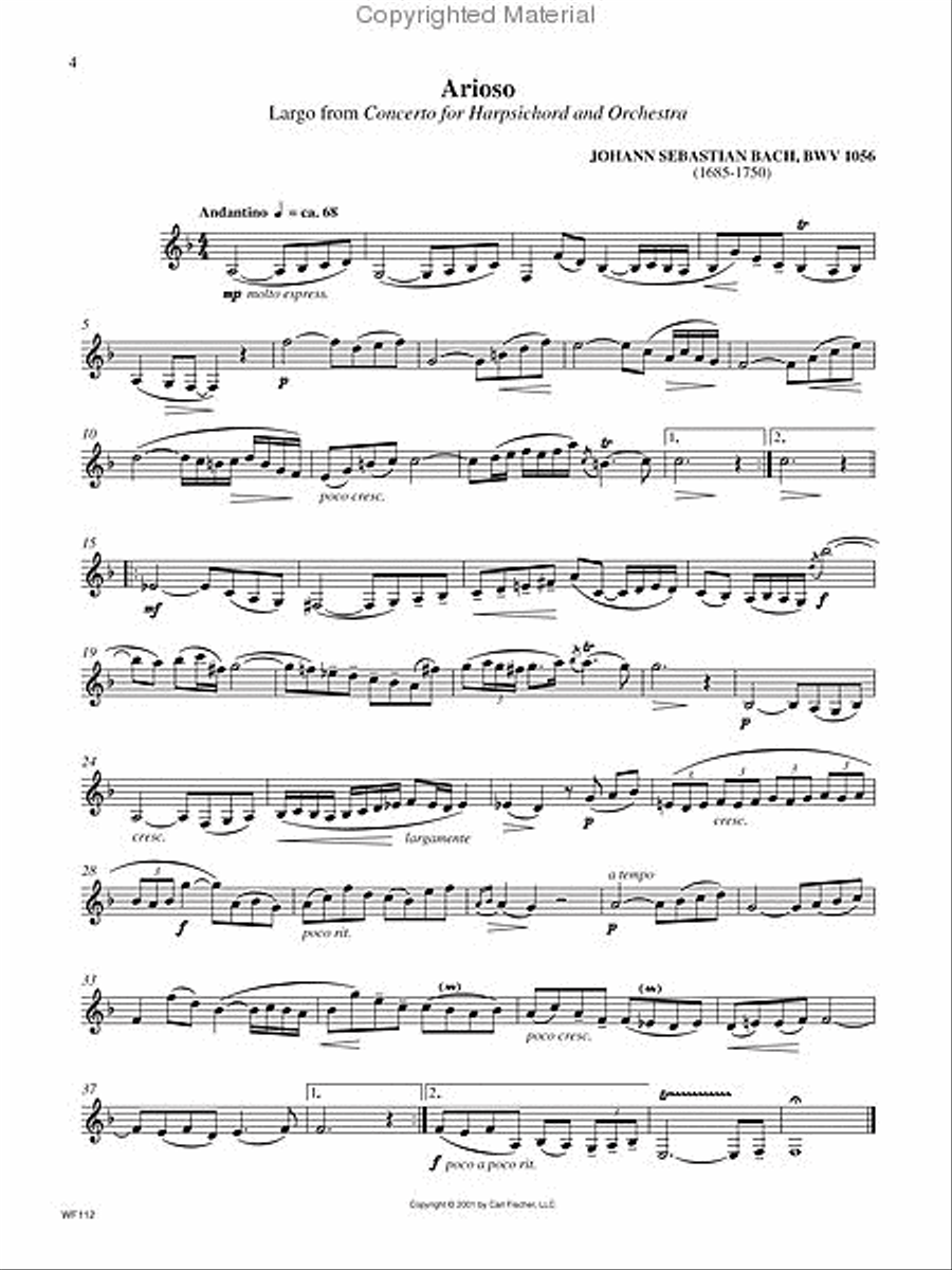 Repertoire Classics for Clarinet B-Flat Clarinet scores gallery preview page 2