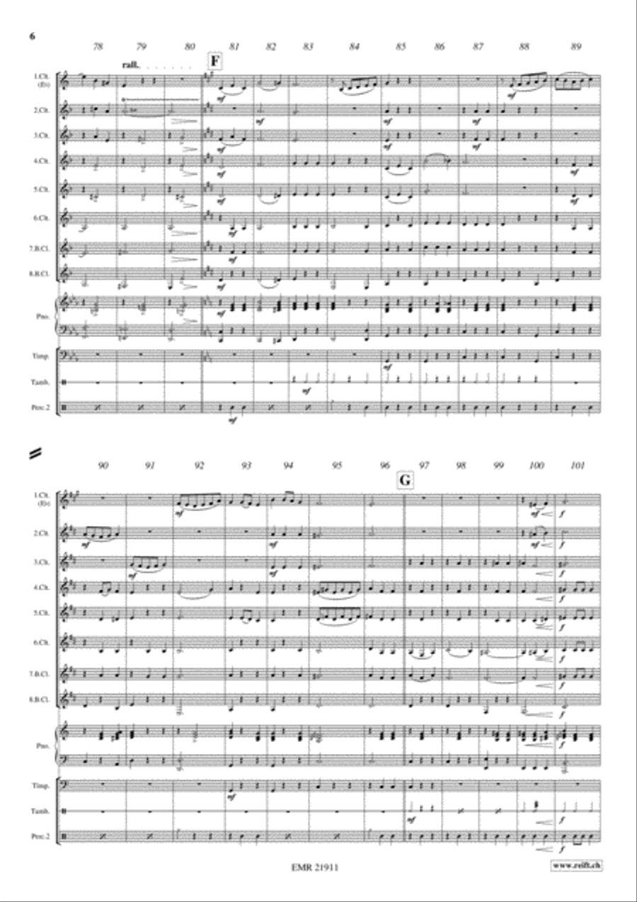 Vienna By Night Vienna By Night Clarinet scores gallery preview page 6