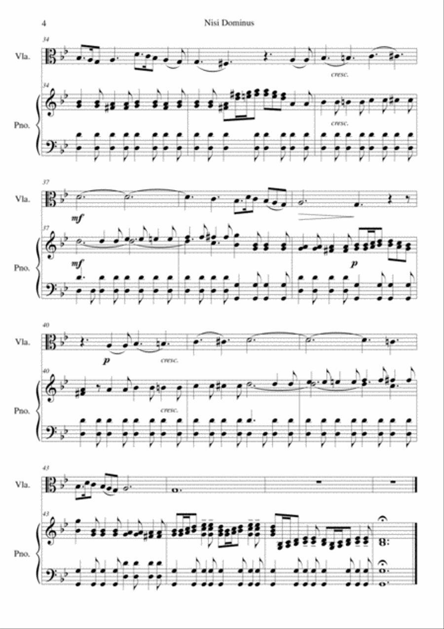 Nisi Dominus RV 608 (IV. Cum Dederit) by Antonio Vivaldi - Piano