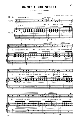 Bizet: Twenty Melodies-- Soprano or Tenor (French)