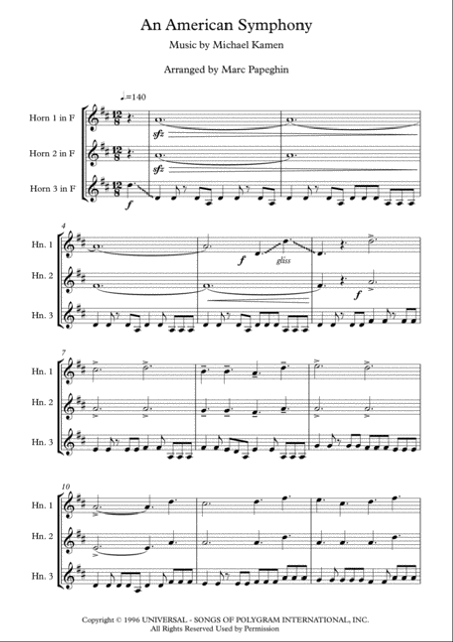 An American Symphony An American Symphony Brass Ensemble scores gallery preview page 2