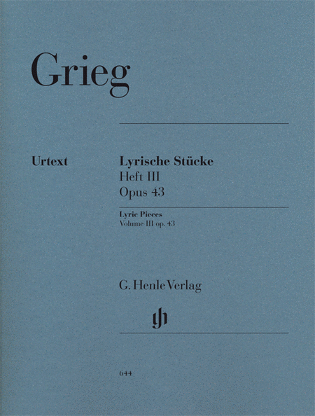 Grieg, Edvard: Lyric pieces op. 43, volume III