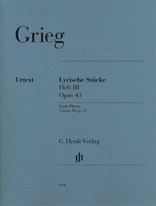 Book cover for Lyric Pieces, Volume III Op. 43