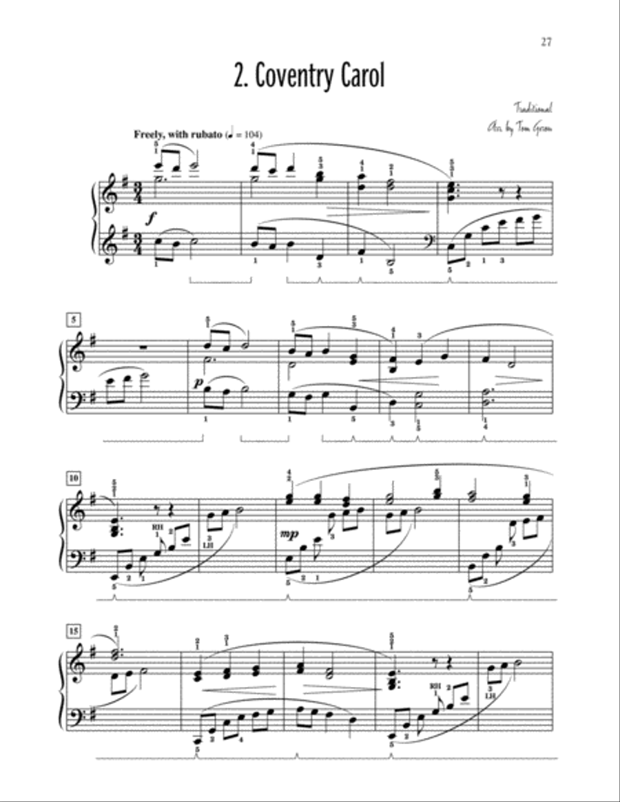 The Complete Christmas Suites Piano Solo scores gallery preview page 2
