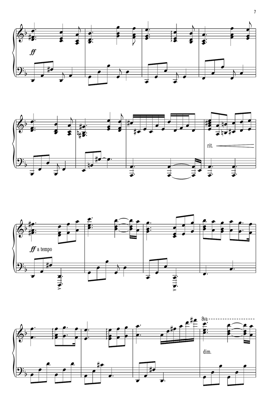 Cristofori's Dream Piano Solo scores gallery preview page 7