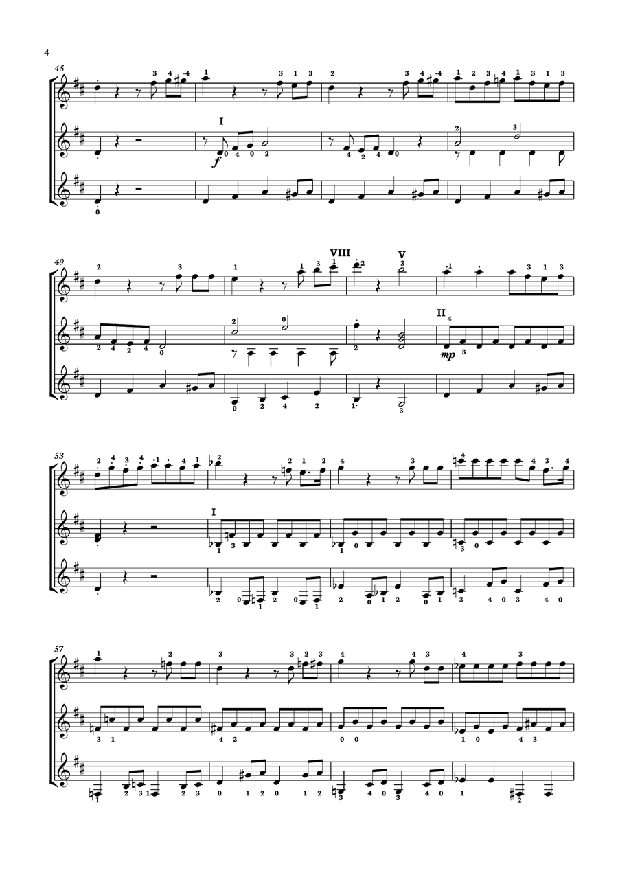 Shaun The Sheep Shaun The Sheep Guitar Ensemble scores gallery preview page 4