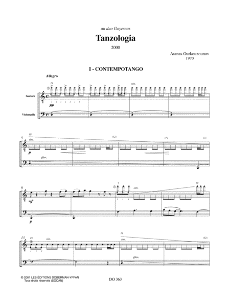 Tanzologia (cello / guit.)
