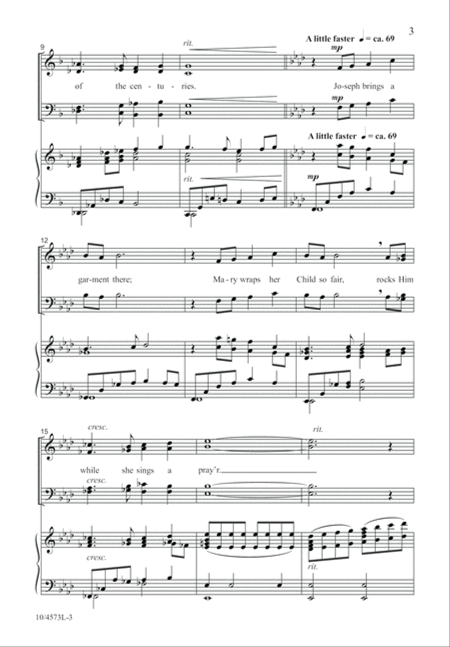 He Who Made the Starry Skies 4-Part scores gallery preview page 3