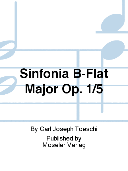 Sinfonia B-flat major op. 1/5