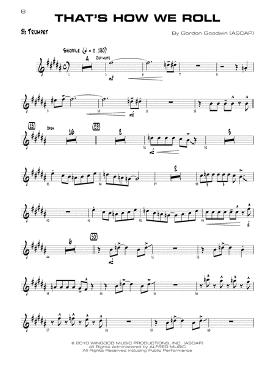 Gordon Goodwin's Big Phat Play Along, Volume 2 Cornet scores gallery preview page 5