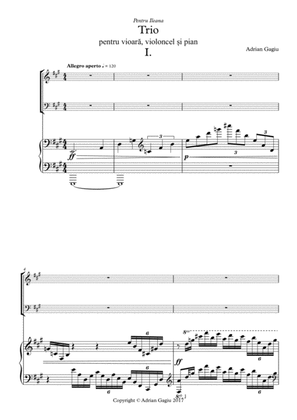 Book cover for Piano Trio, op. 65