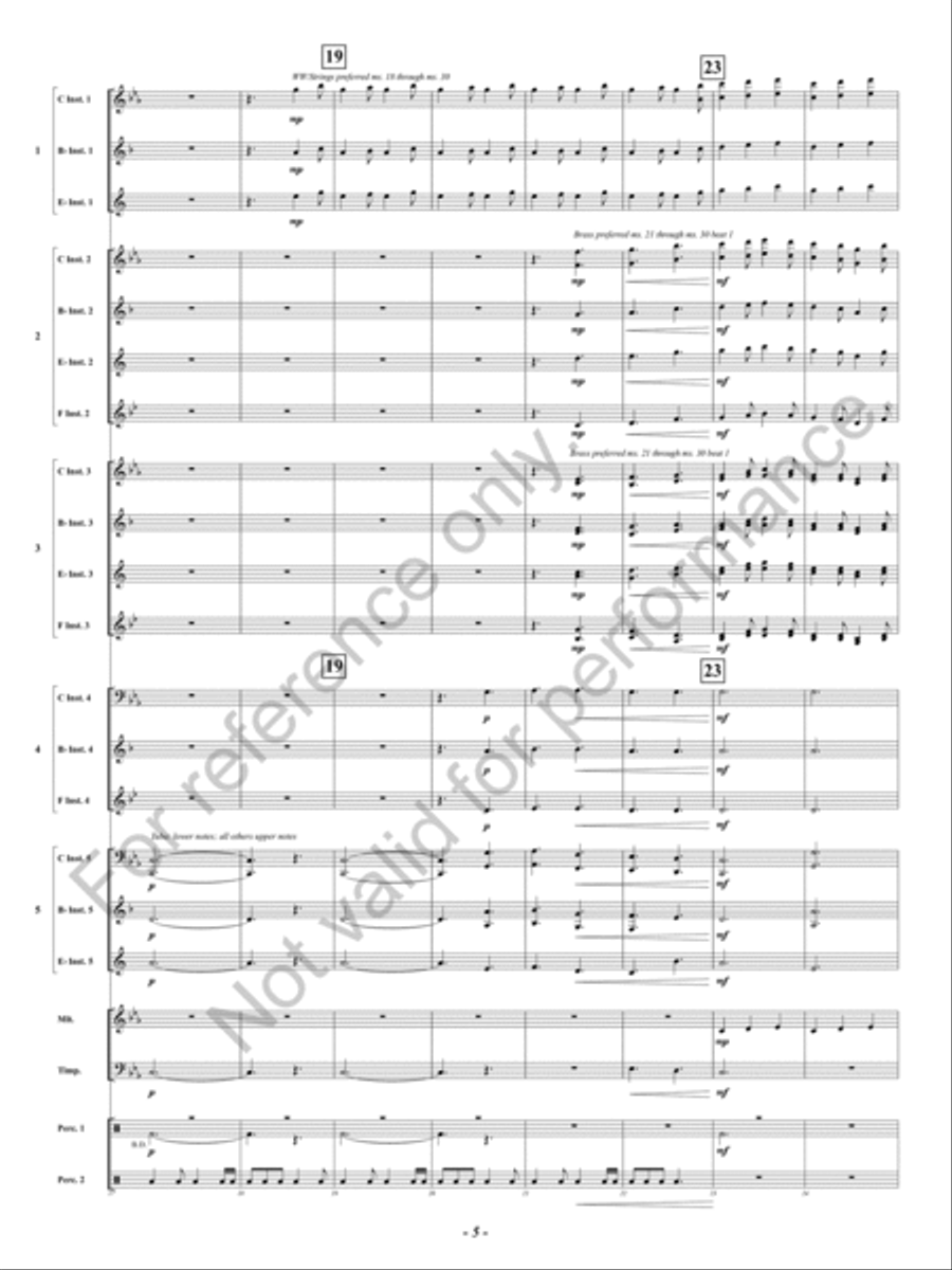 Ghillie Dhu Ghillie Dhu Concert Band scores gallery preview page 6