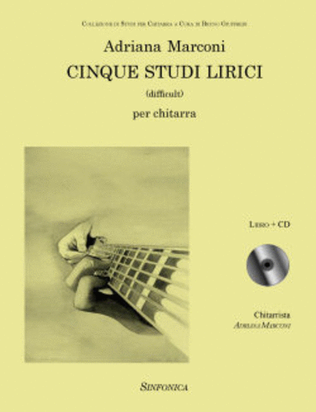 Book cover for Cinque Studi Lirici