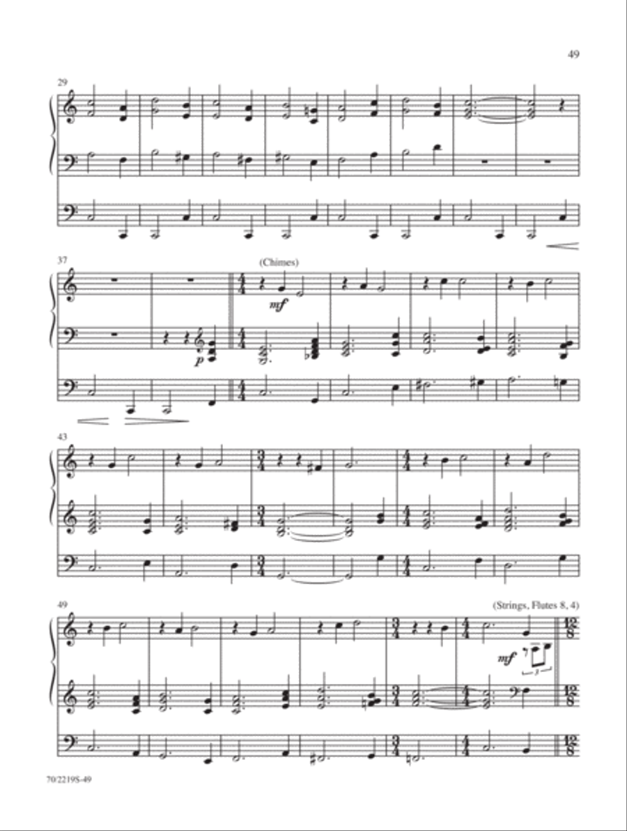 Our Hope for Years to Come Organ Solo scores gallery preview page 20