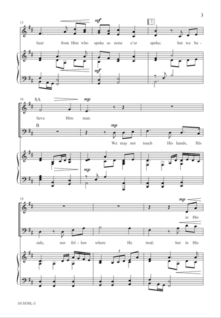 By Faith and Not by Sight 3-Part scores gallery preview page 4
