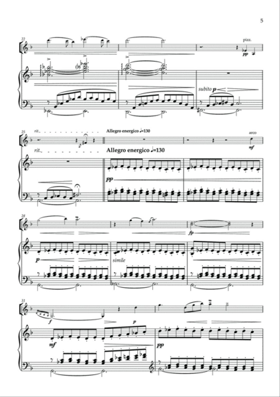 Ukrainian Diptych Chamber Music scores gallery preview page 6