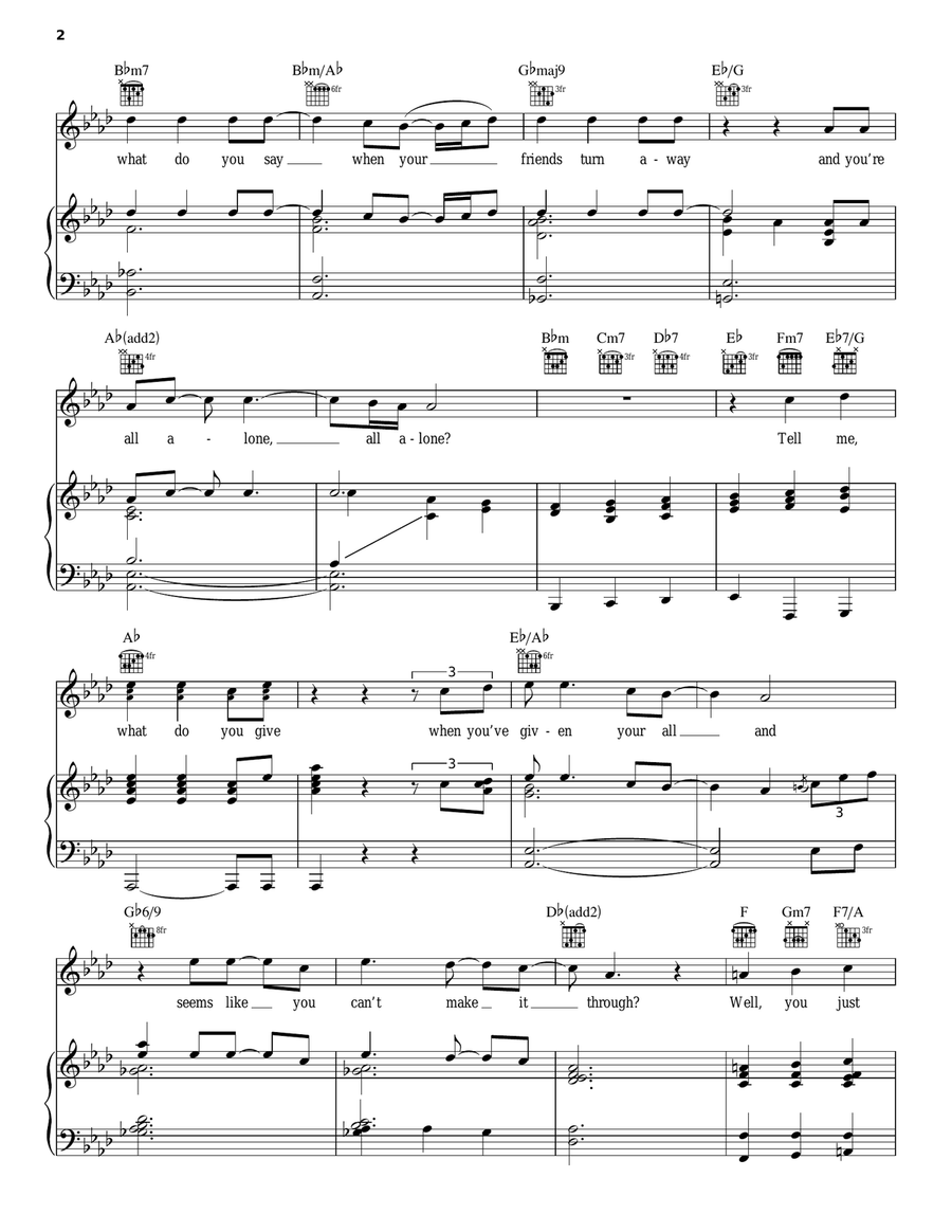 Stand Acoustic Guitar scores gallery preview page 2