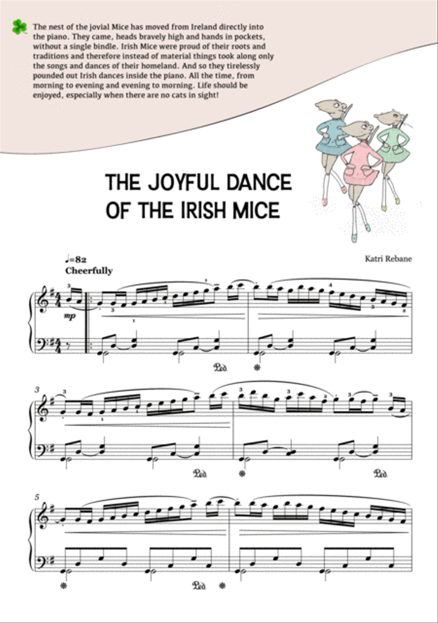 Piano Creatures. The Joyful Dance of the Irish Mice Piano Method scores gallery preview page 2