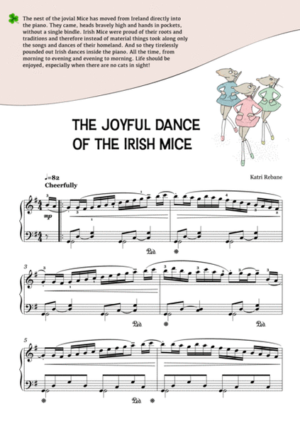 Piano Creatures. The Joyful Dance of the Irish Mice image number null