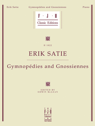 Book cover for Gymnopedies and Gnossiennes