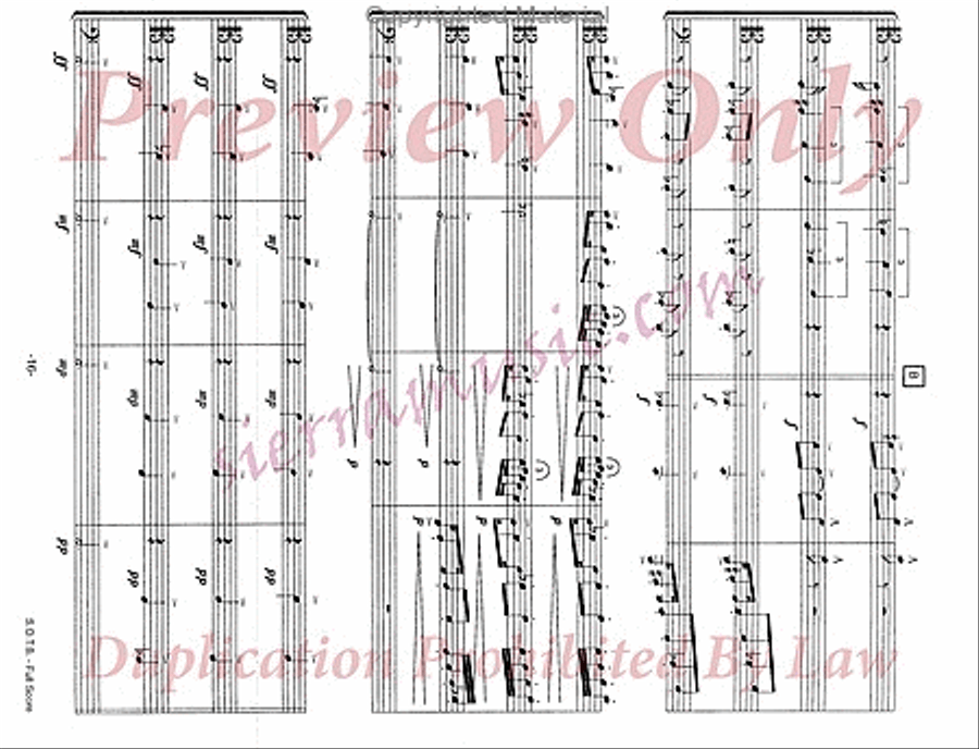 South Of The Border Trombone Quartet scores gallery preview page 17