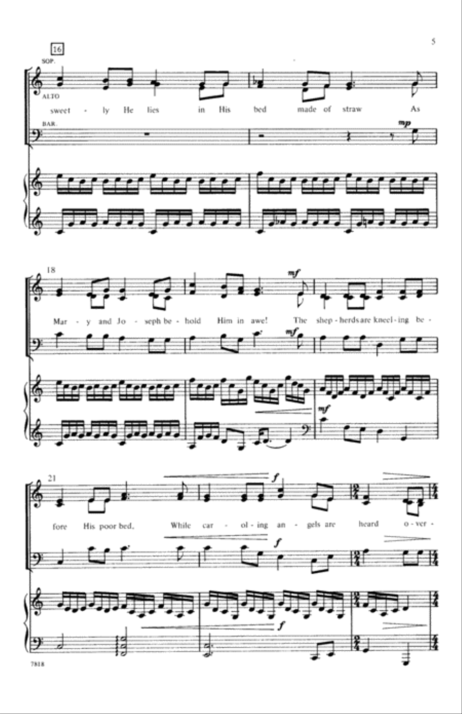 The Gift 3-Part scores gallery preview page 5