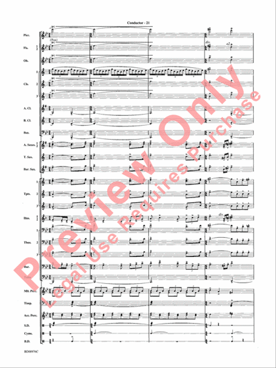 Covenant Covenant Concert Band scores gallery preview page 23