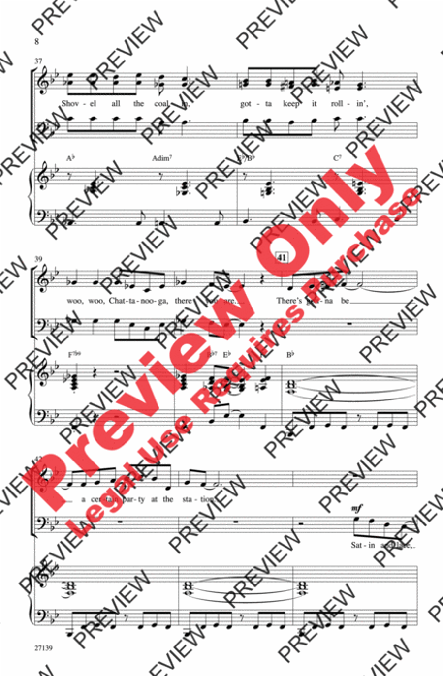 All Aboard! 3-Part scores gallery preview page 8