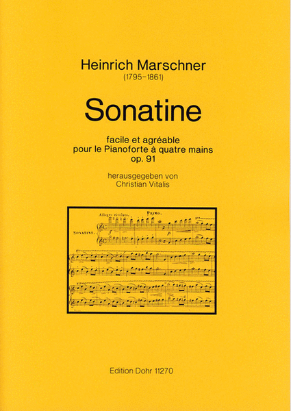 Sonatine facile et agréable pour le Pianoforte à quatre mains C-Dur op. 91