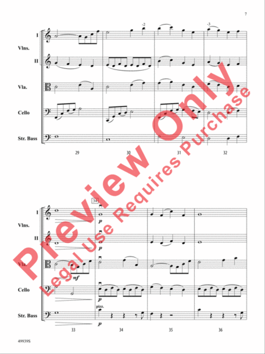 A Tender Moment in Time String Orchestra scores gallery preview page 8