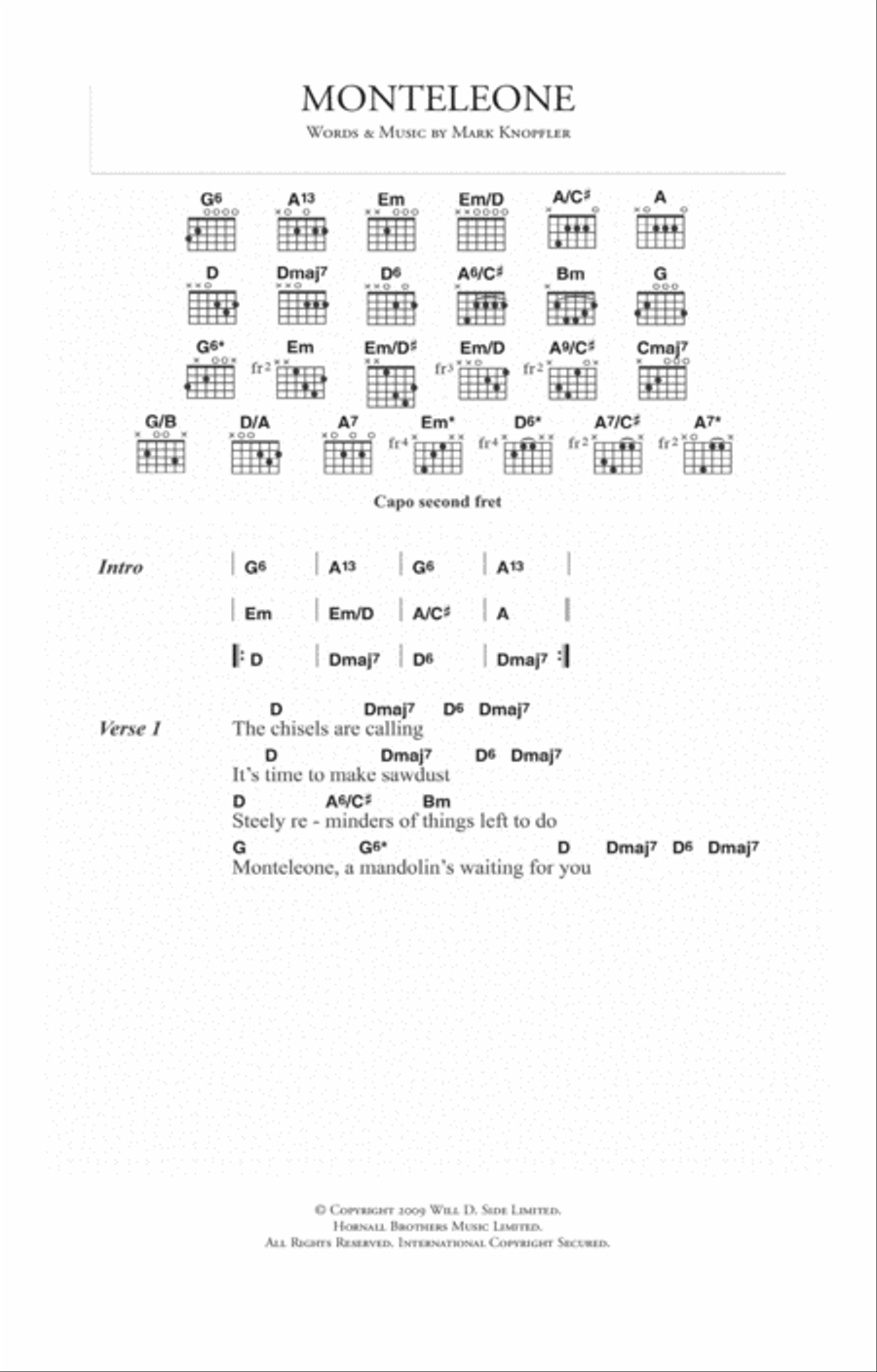 Monteleone Acoustic Guitar scores gallery preview page 1