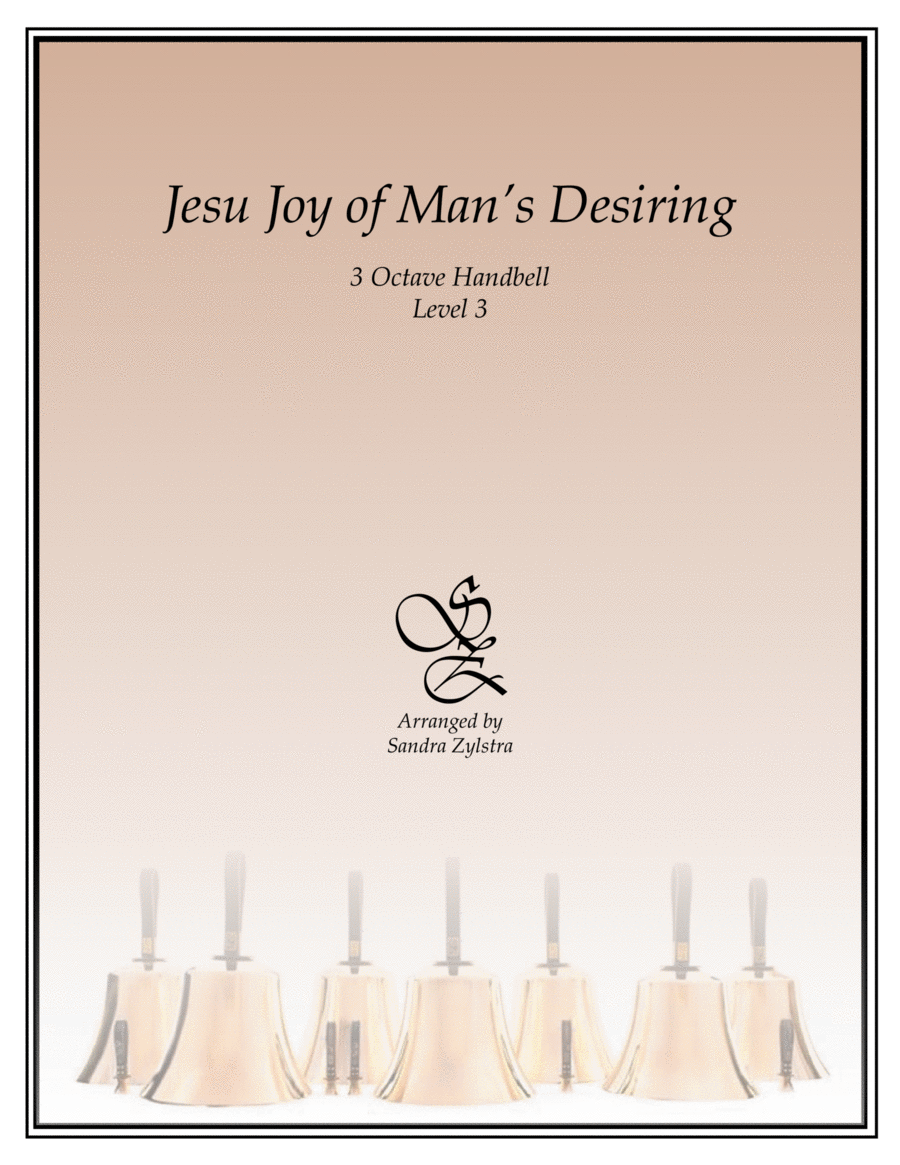 Jesu, Joy Of Man's Desiring (3 octave handbells) 3-Octaves scores gallery preview page 1